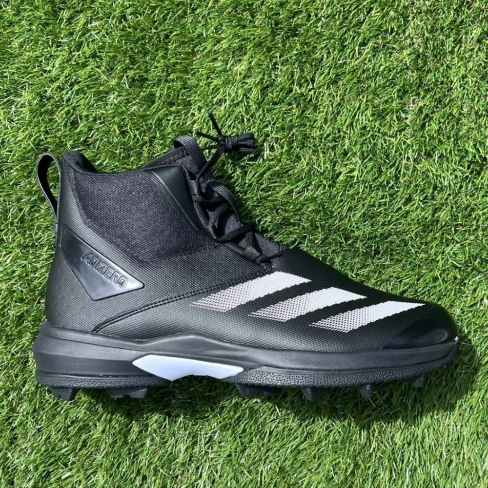 IH0559 Men’s 14 adidas ADIZERO Chaos To Turf Football Cleats - Lineman Cleats
